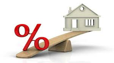 Scale with % on one side and house on other